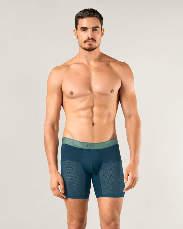 Bóxer medio de secado rápido con mallas transpirables en microfibra