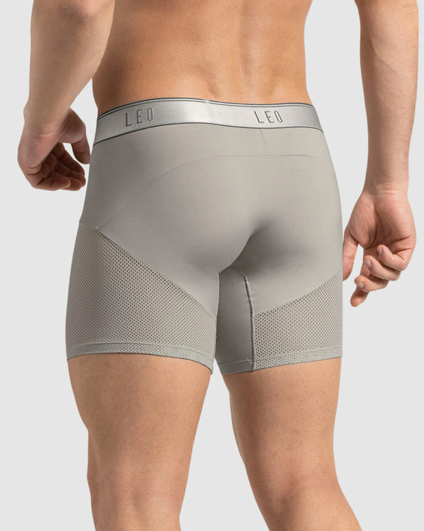 Bóxer medio de secado rápido con mallas transpirables en microfibra