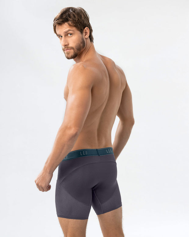 Bóxer medio de secado rápido con mallas transpirables en microfibra