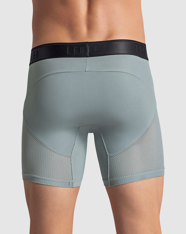 Bóxer medio de secado rápido con mallas transpirables en microfibra