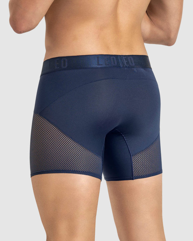 Bóxer medio de secado rápido con mallas transpirables en microfibra