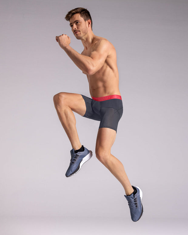 Bóxer medio de secado rápido con mallas transpirables en microfibra