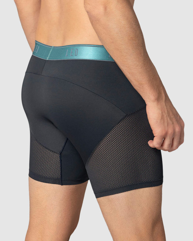 Bóxer medio de secado rápido con mallas transpirables en microfibra