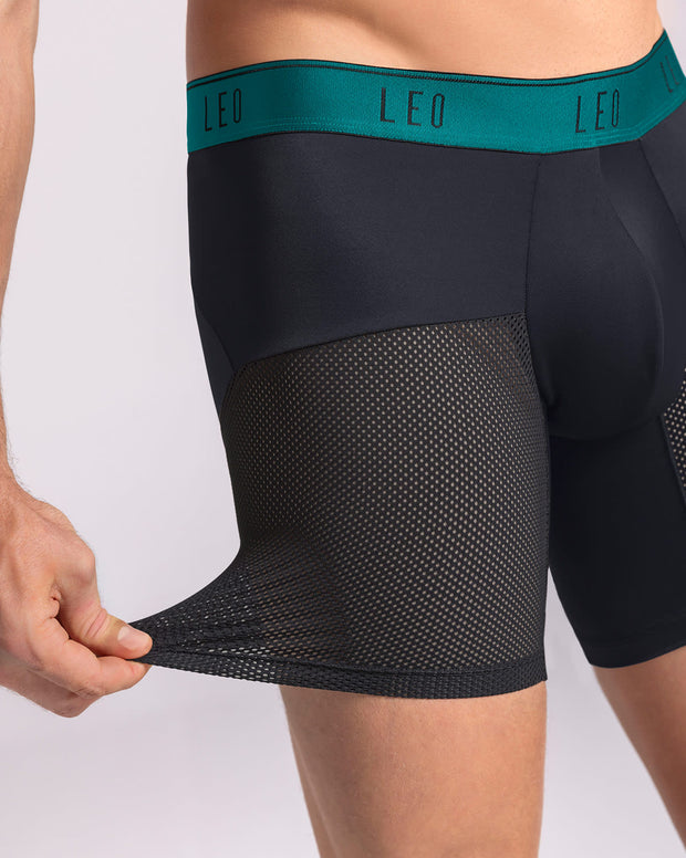 Bóxer medio de secado rápido con mallas transpirables en microfibra