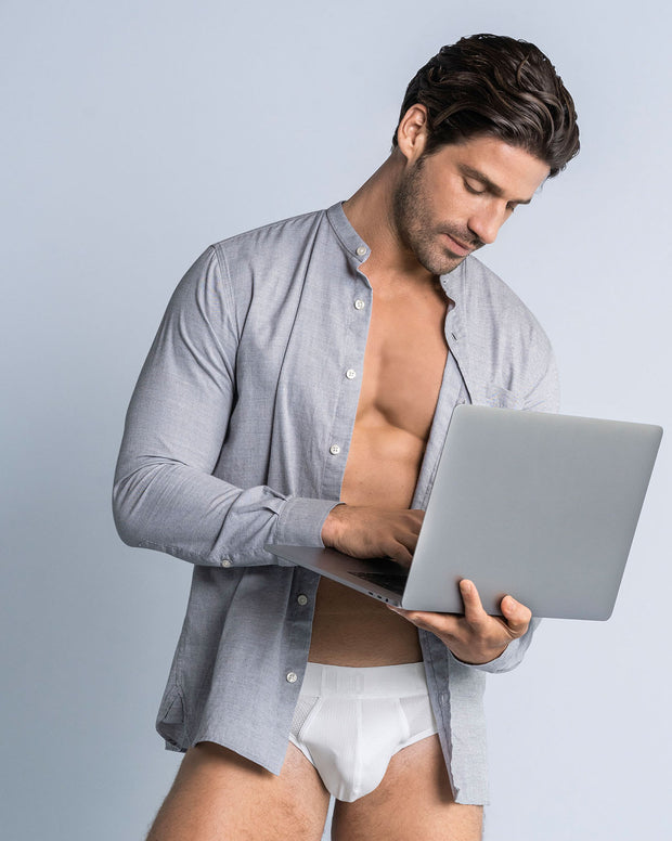 Paquete x4 bóxers brief de alta transpiración en microfibra ideal para uso diario