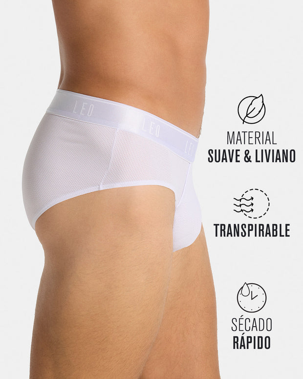 Bóxer brief de alta transpiración en microfibra ideal para uso diario