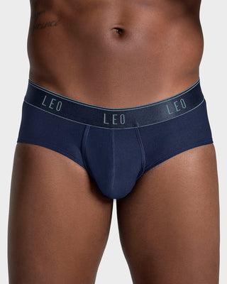 Paquete x4 bóxers brief de alta transpiración en microfibra ideal para uso diario#color_515-azul-oscuro