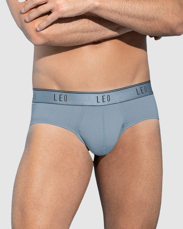 Paquete x3 bóxers brief de alta transpiración en microfibra ideal para uso diario