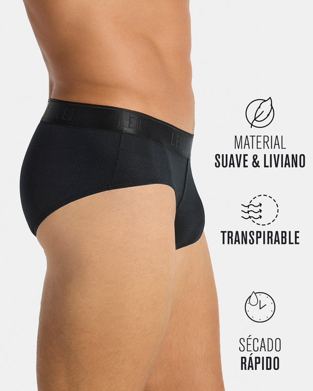 Bóxer brief de alta transpiración en microfibra ideal para uso diario