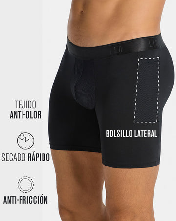 Bóxer deportivo con bolsillo lateral en microfibra#color_700-negro