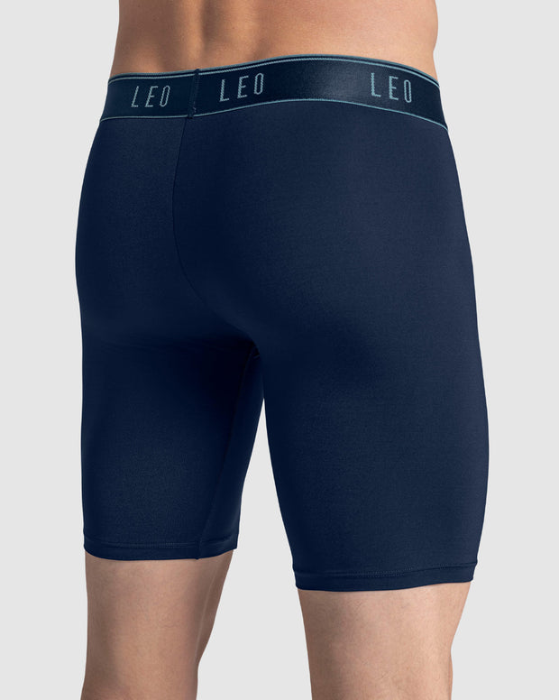 Bóxer deportivo con bolsillo lateral en microfibra