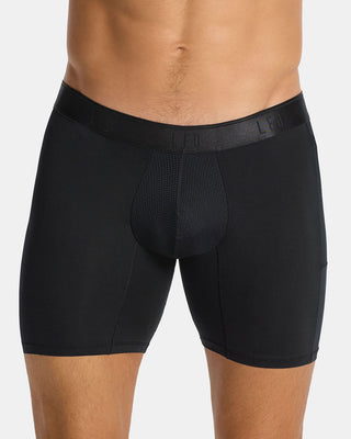 Bóxer deportivo con bolsillo lateral en microfibra#color_700-negro