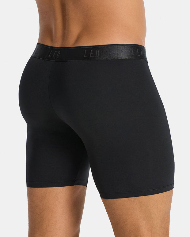 Bóxer deportivo con bolsillo lateral en microfibra