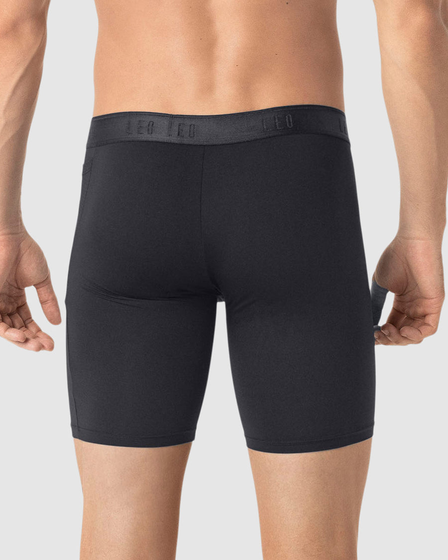 Paquete x 3 bóxers deportivos con bolsillo lateral en microfibra de ...