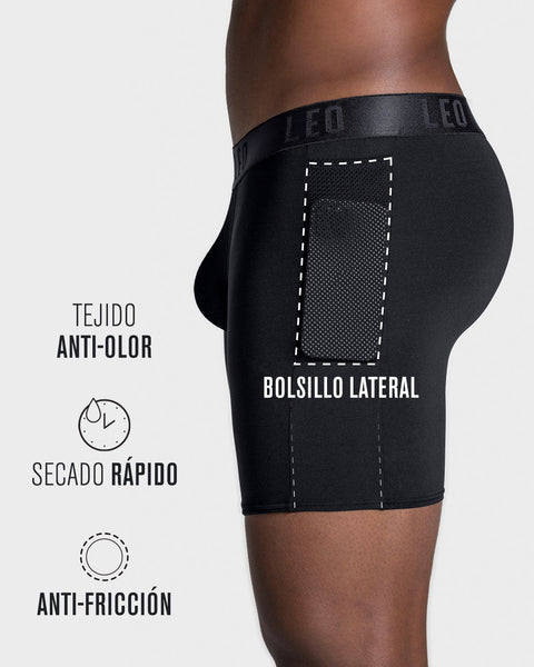 Paquete x 4 bóxers deportivos con bolsillo lateral en microfibra#all_variants