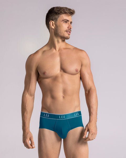 Boxer brief tipo calzoncillo en microfibra con diseno frontal ergonomico Leonisa Colombia