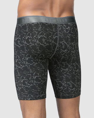 Bóxer largo en microfibra con diseño ergonómico#color_723-gris-estampados