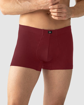 Bóxer corto en algodón#color_174-rojo-oscuro