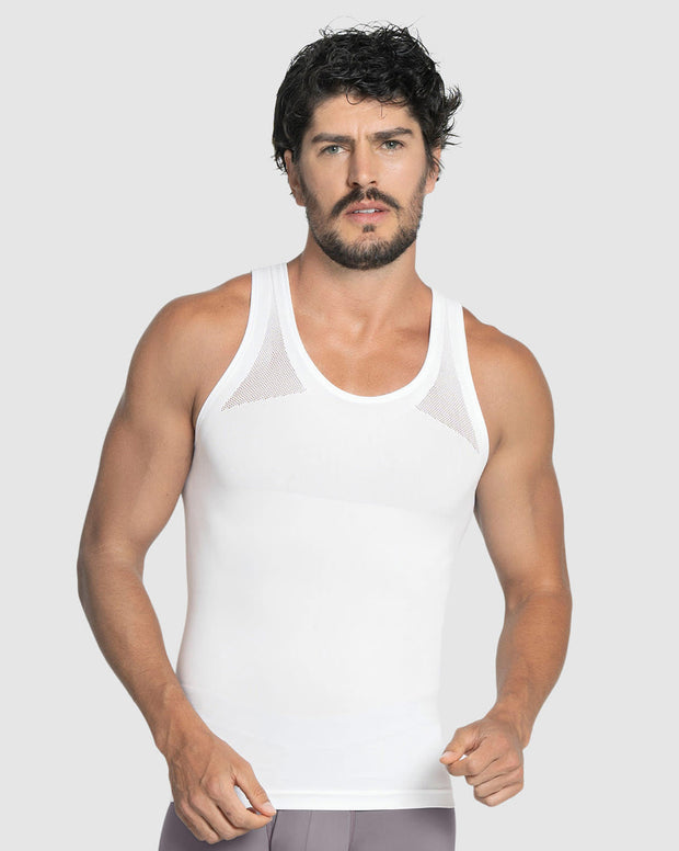 Paquete x3 camisetas ajustadas para hombre de compresión suave en microfibra