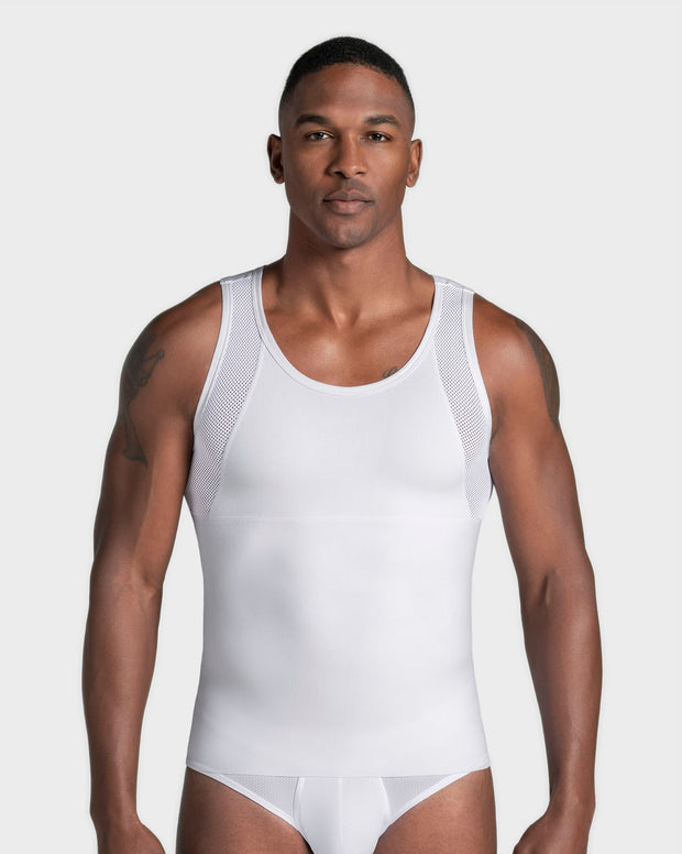 Camiseta manga sisa de compresión fuerte ideal para uso diario en algodón elástico