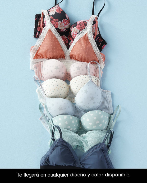 Recibe un brasier o un bralette en silueta y colores disponibles