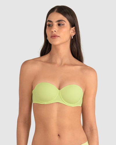 Brasier strapless con realce incorporado#color_696-amarillo-claro