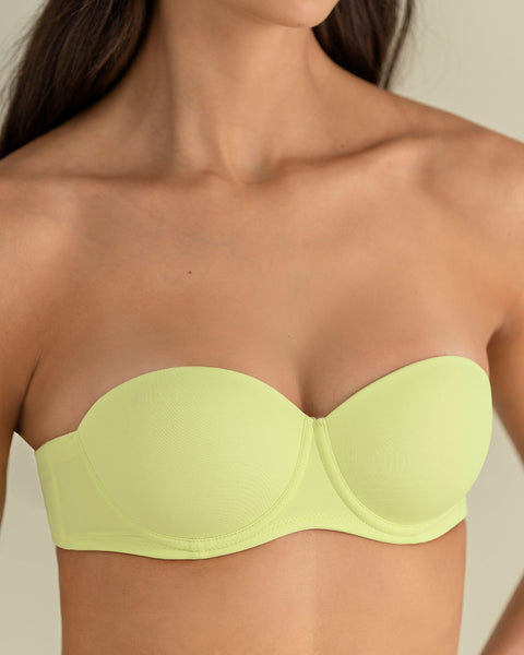 Brasier strapless con realce incorporado#color_696-amarillo-claro