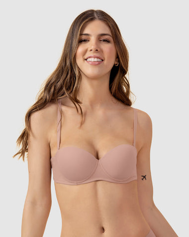 Brasier strapless con realce incorporado#color_a22-rosa