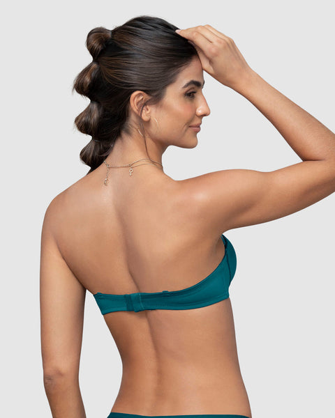 Brasier strapless con realce incorporado#color_a98-verde-turqueza