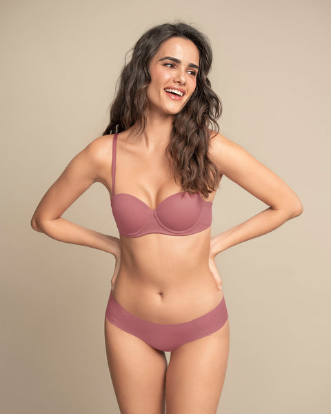 Brasier strapless con realce incorporado