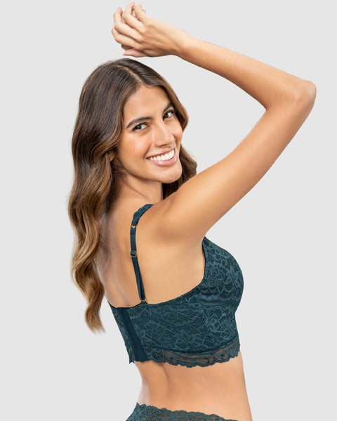 Brasier en encaje ideal para busto pesado Sexy Support#color_249-verde-pino