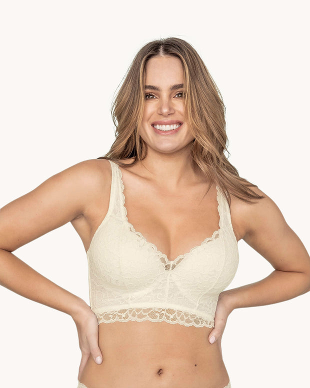 Paquete x2 brasieres en encaje ideal para busto pesado sexy support
