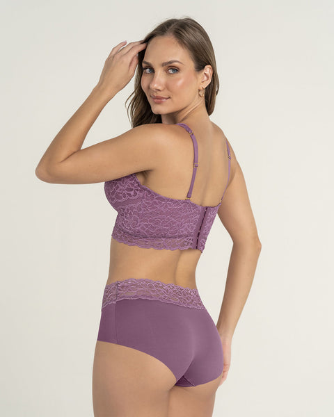 Brasier en encaje ideal para busto pesado Sexy Support#color_402-morado-claro