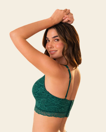 Brasier en encaje ideal para busto pesado Sexy Support#color_c57-verde-esmeralda