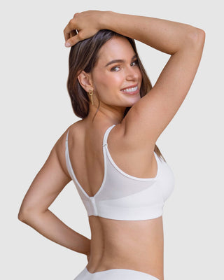 Brasier memory bustier triangular de realce alto y buen cubrimiento#color_000-blanco