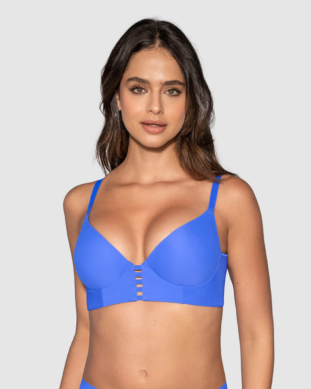 Brasier triangular de realce alto y buen cubrimiento Memory Bustier