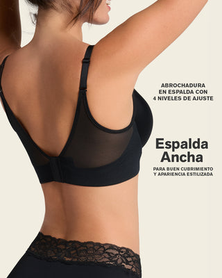 Brasier memory bustier triangular de realce alto y buen cubrimiento#color_700-negro
