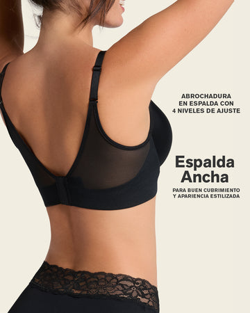 Brasier memory bustier triangular de realce alto y buen cubrimiento#color_700-negro