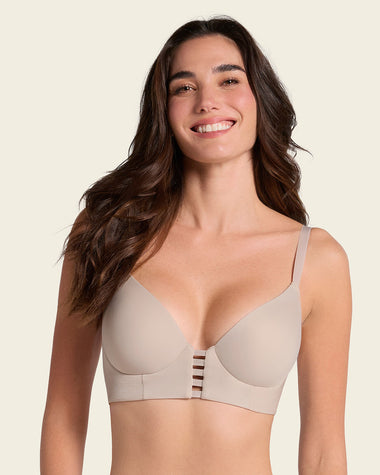 Brasier memory bustier triangular de realce alto y buen cubrimiento#color_802-habano