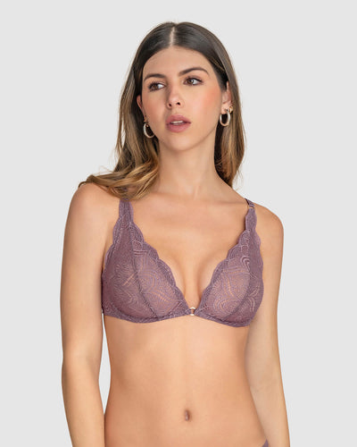 Bralette en encaje con transparencias y arco#color_451-morado