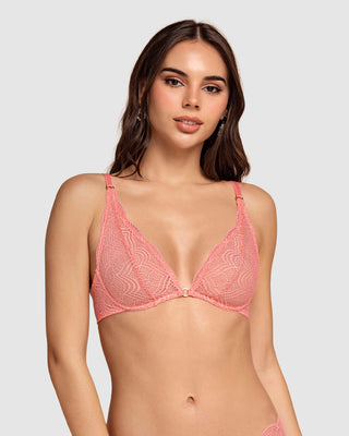 Bralette en encaje con transparencias y arco#color_a43-mandarina-claro
