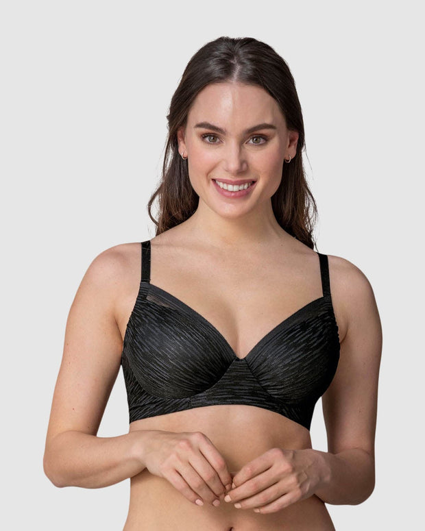 Brasier con cubrimiento total del busto comfort fit