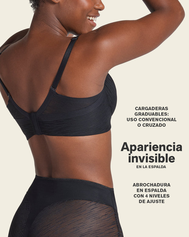 Brasier con cubrimiento total del busto comfort fit