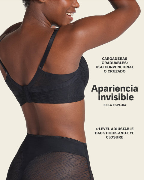 Brasier con cubrimiento total del busto comfort fit#color_700-negro