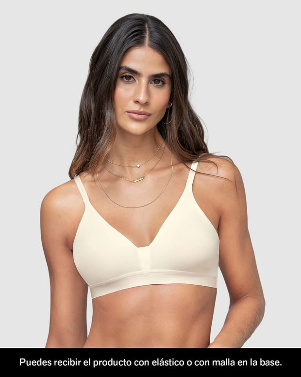 Bralette tipo top ultra cómodo y liviano
