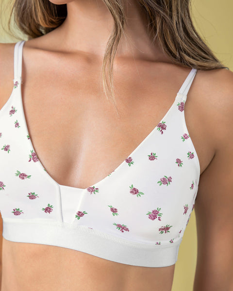 Bralette tipo top ultra cómodo y liviano#color_a58-estampado-flores-fondo-blanco