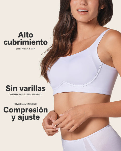 Brasier ultracómodo de alto soporte y cubrimiento everyday bra#color_000-blanco