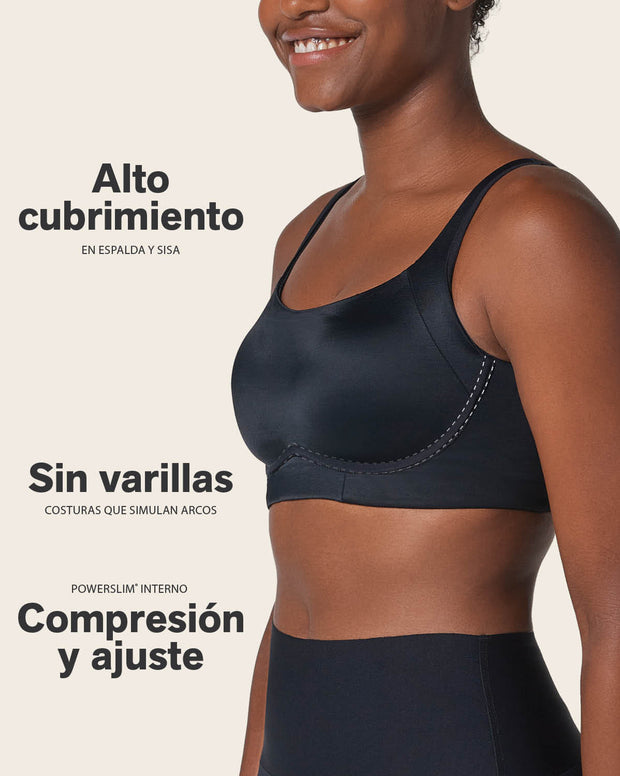 Paquete x2 brasieres sin arco ultracómodo de alto soporte y cubrimiento everyday bra