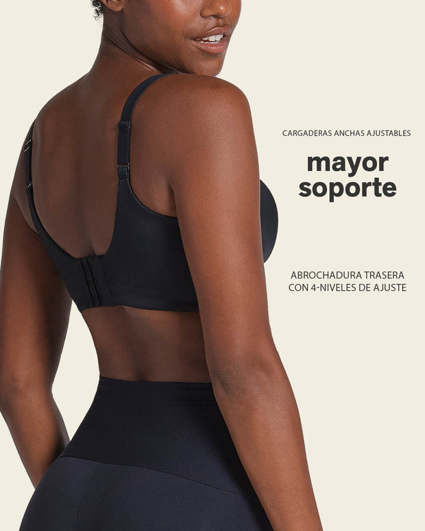 Paquete x2 brasieres sin arco ultracómodo de alto soporte y cubrimiento everyday bra