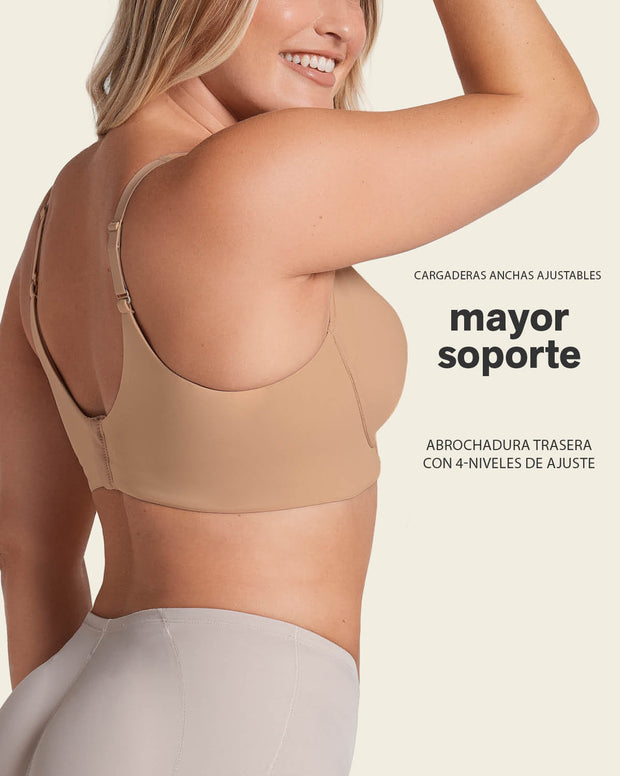 Paquete x2 brasieres sin arco ultracómodo de alto soporte y cubrimiento everyday bra